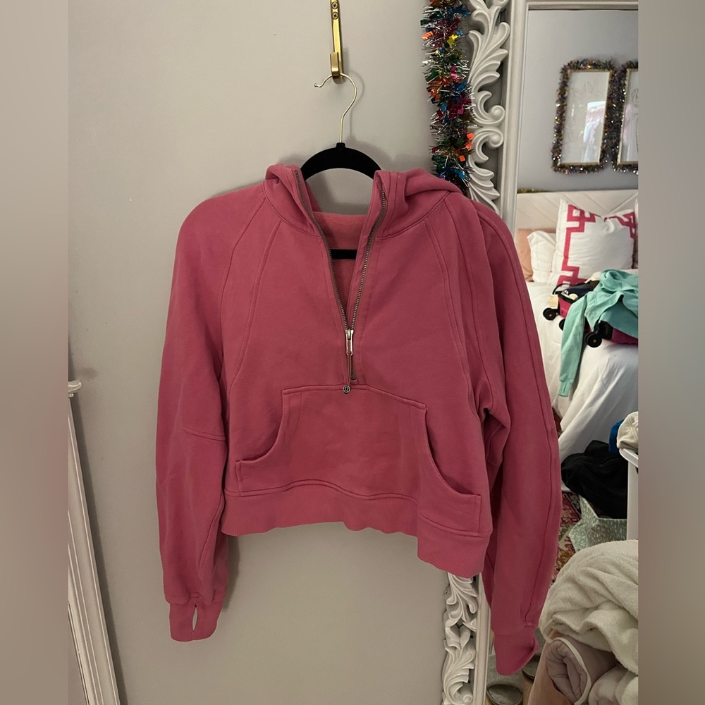 Pink Blossom Lululemon Scuba Half-Zip Size Xs-S